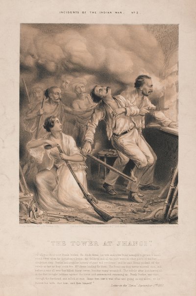 Wieża w Jhansi autorstwa Watts (after) Phillips