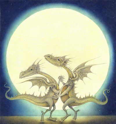 Tańczące smoki, 2009 (media mieszane) autorstwa Wayne Anderson