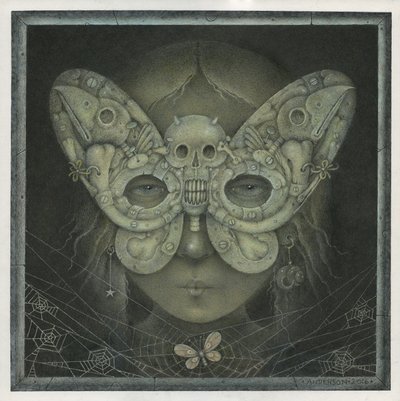 The Dark Web, 2016 (mixed media) autorstwa Wayne Anderson