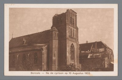 Borculo – Po cyklonie 10 sierpnia 1925 r. autorstwa Weenenk and Snel