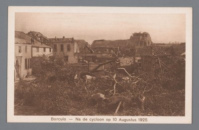Borculo – Po cyklonie 10 sierpnia 1925 r. autorstwa Weenenk and Snel