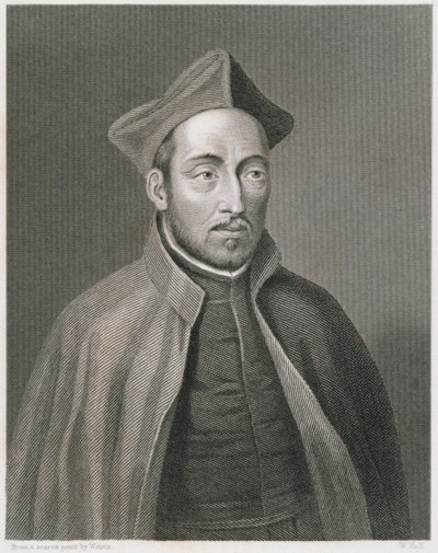 Ignatius de Loyola, grawerowane przez W. Holla, z World Religion, wydane przez A. Fullarton & Co. autorstwa Weirix