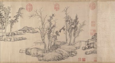 Letnie Rekolekcje we Wschodnim Gaju, datowane do 1515 roku. autorstwa Wen Zhengming