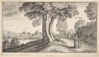 Albury, 1625-77. autorstwa Wenceslaus Hollar