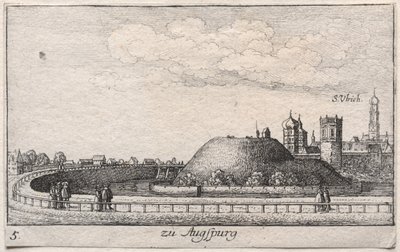 Kilka ciekawych miejsc...: Tablica 5, Augsburg autorstwa Wenceslaus Hollar