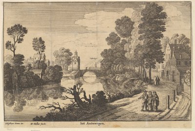 Antwerpia, 1625-77. autorstwa Wenceslaus Hollar