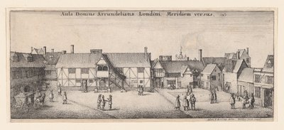 Dom Arundel od południa, 1646., 1646. autorstwa Wenceslaus Hollar