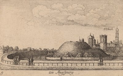 Augsburg, 1635. autorstwa Wenceslaus Hollar