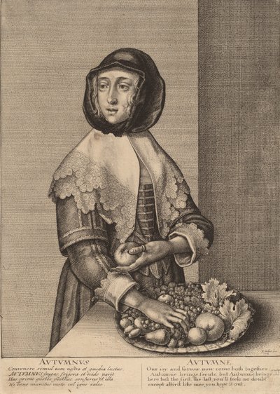 Jesień 1641. autorstwa Wenceslaus Hollar