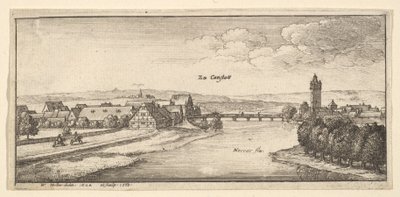 Cannstadt, 1665. autorstwa Wenceslaus Hollar