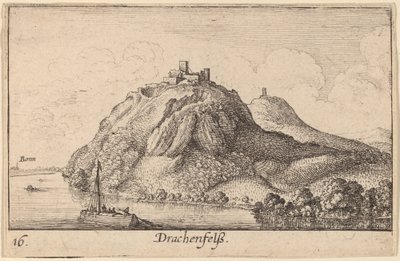 Drachenfels autorstwa Wenceslaus Hollar