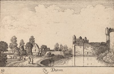 Düren, 1635. autorstwa Wenceslaus Hollar
