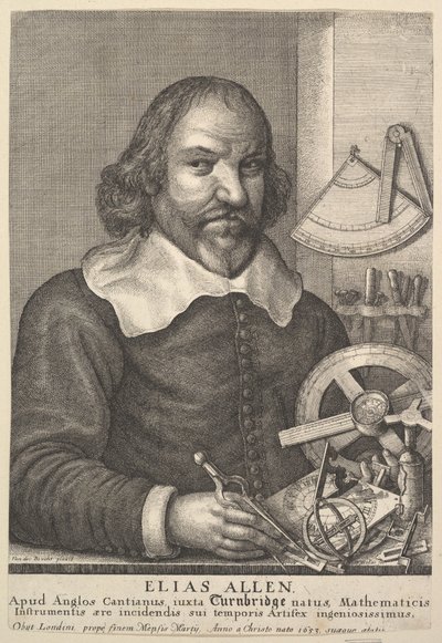 Eliasz Allen, 1666. autorstwa Wenceslaus Hollar