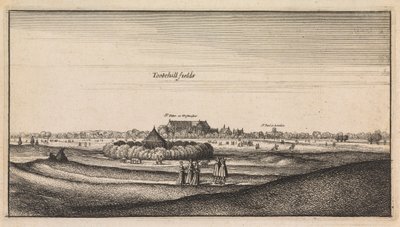 Angielskie widoki: Tootehill Fields autorstwa Wenceslaus Hollar