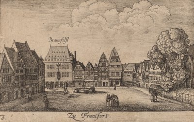Frankfurt, 1635. autorstwa Wenceslaus Hollar
