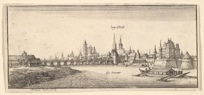 Ingolstadt, z „Widoków niemieckich” autorstwa Wenceslaus Hollar