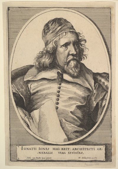 Inigo Jones, 1655. autorstwa Wenceslaus Hollar