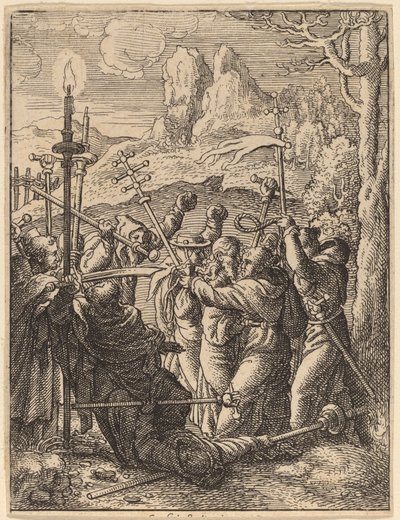 Jezus zabrany autorstwa Wenceslaus Hollar