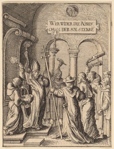 Jezus przed Kajfaszem autorstwa Wenceslaus Hollar