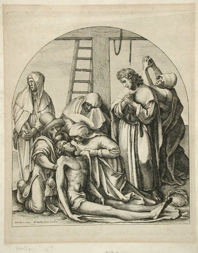 Lamentacja autorstwa Wenceslaus Hollar