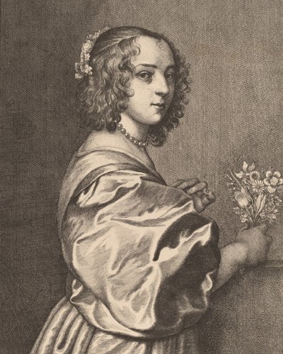 Małgorzata Cytryna, 1646. autorstwa Wenceslaus Hollar