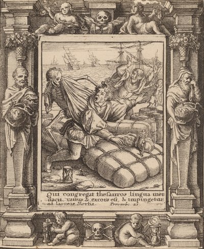 Kupiec, 1651. autorstwa Wenceslaus Hollar