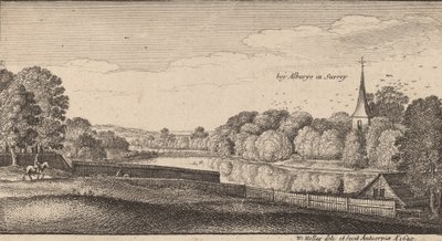 W pobliżu Albury, 1645. autorstwa Wenceslaus Hollar
