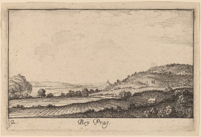 Blisko Pragi autorstwa Wenceslaus Hollar