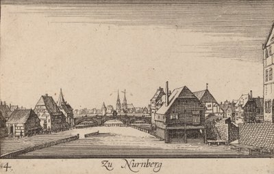 Norymberga, 1635. autorstwa Wenceslaus Hollar
