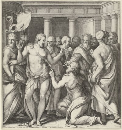 Niewiara Thomasa autorstwa Wenceslaus Hollar