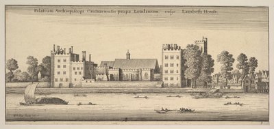 Pałac Arcybiskupa Canterbury pod Londynem Lambeth House Lambeth House: P..., 1647 autorstwa Wenceslaus Hollar