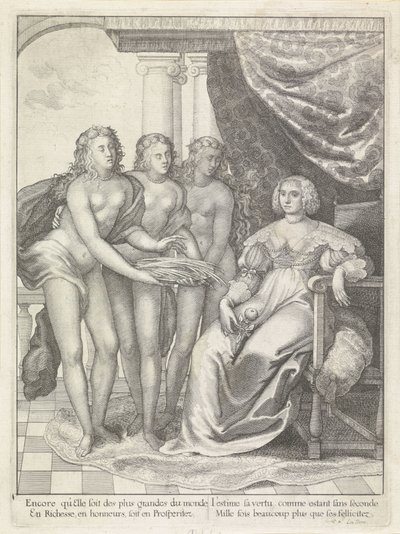 Portret Amalii van Solms autorstwa Wenceslaus Hollar