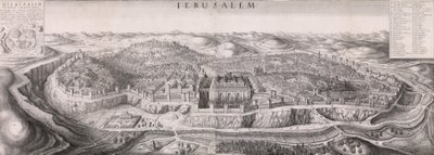 Perspektywa Jerozolimy, 1660., 1660. autorstwa Wenceslaus Hollar
