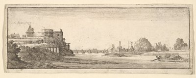 Ratyzbona, 1652-77. autorstwa Wenceslaus Hollar