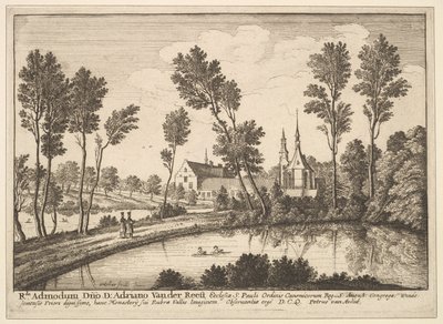 Opactwo Rothendael, 1648. autorstwa Wenceslaus Hollar