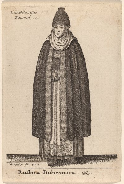 kraj czeski autorstwa Wenceslaus Hollar