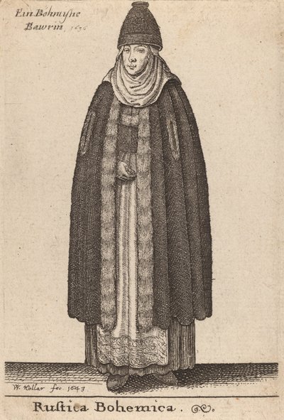 Kraj Czeski, 1643. autorstwa Wenceslaus Hollar