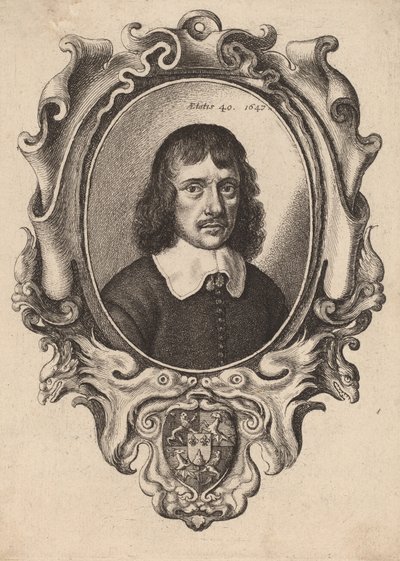 Autoportret, 1647. autorstwa Wenceslaus Hollar