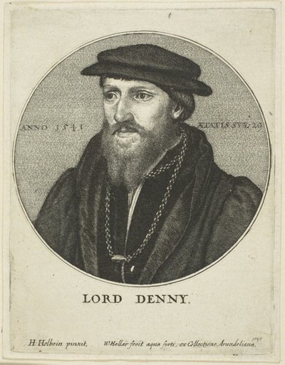 Sir Anthony Denny autorstwa Wenceslaus Hollar