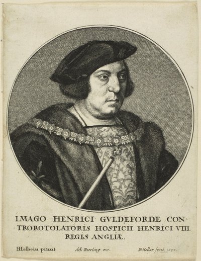 Sir Henry Guildford autorstwa Wenceslaus Hollar