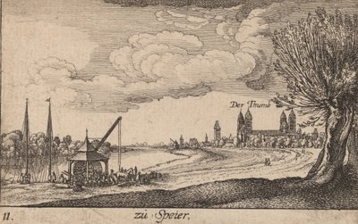 Speyera, 1635. autorstwa Wenceslaus Hollar