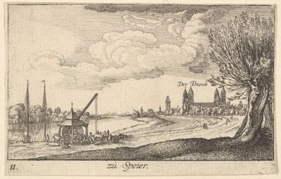 Speyera, 1635. autorstwa Wenceslaus Hollar
