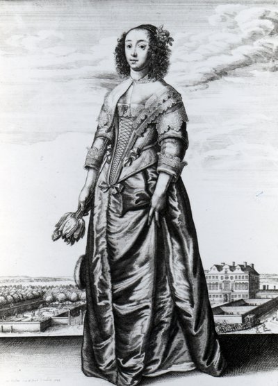 Wiosna, 1643 (akwaforta) autorstwa Wenceslaus Hollar