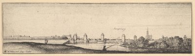 Strasburg, 1642-44. autorstwa Wenceslaus Hollar