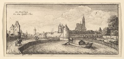 Strasburg, 1663-65. autorstwa Wenceslaus Hollar