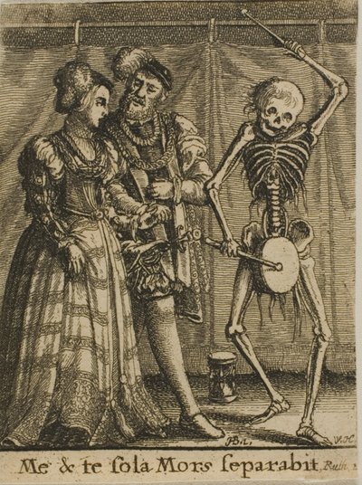 Para Małżeńska i Śmierć autorstwa Wenceslaus Hollar