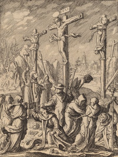 Ukrzyżowanie. autorstwa Wenceslaus Hollar