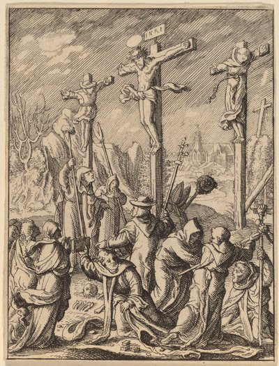 Ukrzyżowanie autorstwa Wenceslaus Hollar