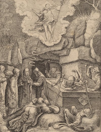 Zmartwychwstanie. autorstwa Wenceslaus Hollar