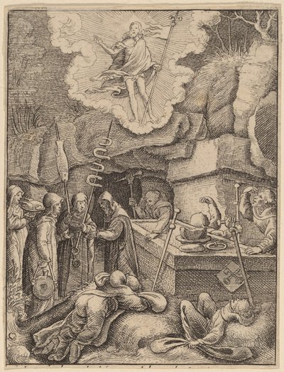 Zmartwychwstanie autorstwa Wenceslaus Hollar
